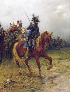 Ruprecht z Palatynatu powiedział Rupert Renu lub Prince Rupert, żołnierz, rytownik i wynalazca - Prince Rupert, hrabia Palatyn Renu (1619-1682), książę Cumberland, przez Crofts, Ernest (1847-1911). olej na płótnie