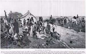 Poranek Waterloo, ilustracja z „Hutchinson