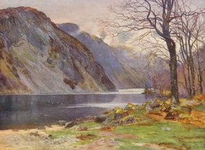 Przełęcz Brander (kolorowa litografia) autorstwa Ernest Edward Briggs