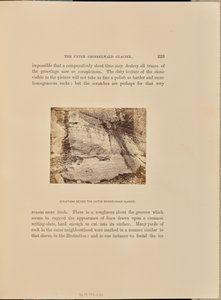 Prążki obok lodowca Unter Grindelwald autorstwa Ernest H. Edwards