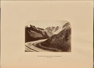 Lodowiec Ober Aletsch z góry Sparrenhorn