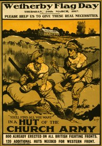 Plakat na Dzień Flagi Wetherby, czwartek 29 marca 1917, wyd. 1917