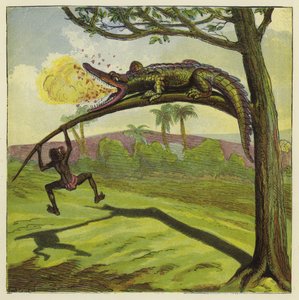 Krokodyl autorstwa Ernest Henry Griset
