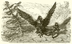 Wróbel i Zając autorstwa Ernest Henry Griset