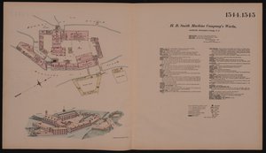 H.B. Smith Machine Companys Works, Smithville, Burlington, New Jersey, Hexamer General Survey, 1881 r