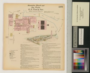 Manantico Bleach and Dye Works, Hexamer General Survey, tom 12, płyta 1101
