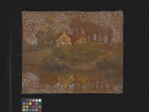 Pejzaż, data nieznana (olej na płótnie) autorstwa Ernest L. Bonnotte