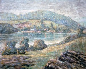 Poranne światło, dolina rzeki, Connecticut, 1919 autorstwa Ernest Lawson