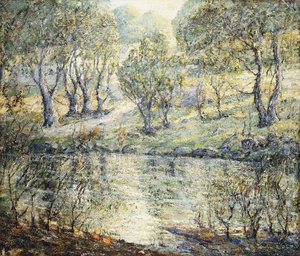 Ścieżka do rzeki autorstwa Ernest Lawson