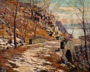 Droga w dół palisady autorstwa Ernest Lawson