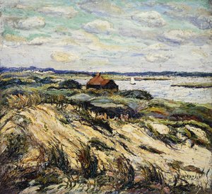 Chatka nad Zatoką autorstwa Ernest Lawson