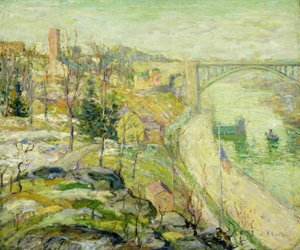 Most Waszyngtona, Nowy Jork autorstwa Ernest Lawson