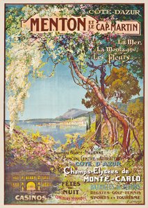 Menton i Cap-Martin, autorstwa Ernest Louis Lessieux