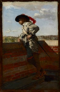 Na tarasie, 1867. autorstwa Jean Louis Ernest Meissonier