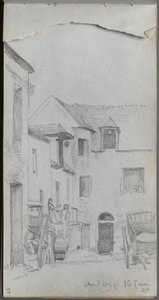 Szkicownik, strona 39: Scena uliczna