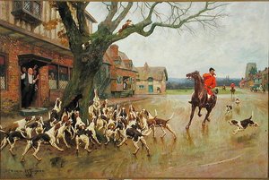 Lis w niebezpieczeństwie autorstwa Ernest Pile Bucknall