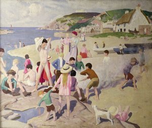 Scena na plaży, ok. 1925