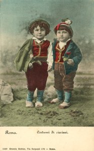Kostiumy Ciociazi (kolorowe zdjęcie) autorstwa Ernest Richter