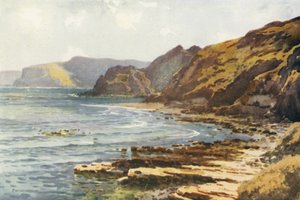 Carnelian Bay (kolor lito) autorstwa Ernest William Haslehust