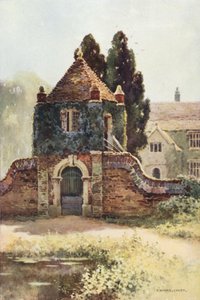 Brama, Poxwell Manor House (kolor lito) autorstwa Ernest William Haslehust