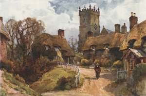 Godshill (kolor lito) autorstwa Ernest William Haslehust