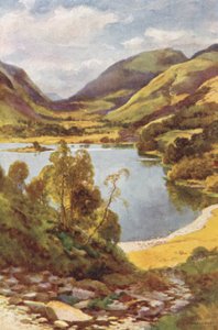 Grasmere z Loughrigg (kolor lito) autorstwa Ernest William Haslehust