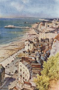 Hastings i św. Leonardy z Zamku (kolor lito) autorstwa Ernest William Haslehust