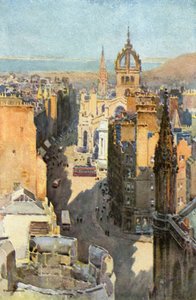 High Street (kolor lito) autorstwa Ernest William Haslehust