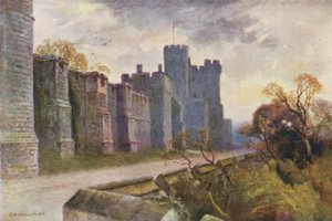Taras Północny i Wieża Winchester (kolor lito) autorstwa Ernest William Haslehust