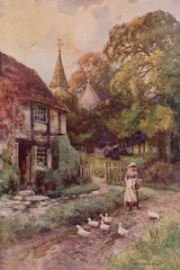 „Papist Wixford” (kolor lito) autorstwa Ernest William Haslehust