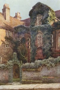 Restoration House, Rochester (kolor lito) autorstwa Ernest William Haslehust