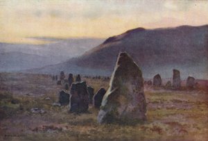 Stone Avenue, niedaleko Merrivale (kolor lito) autorstwa Ernest William Haslehust