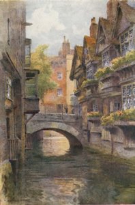 The Canterbury Weavers (kolor lito) autorstwa Ernest William Haslehust