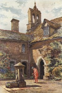 Szpital Coningsby lub Red Coat (kolor lito) autorstwa Ernest William Haslehust