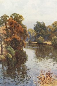 Dee at Eaton (kolor lito) autorstwa Ernest William Haslehust