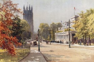 Parada i Pijalnia, Leamington (kolor lito) autorstwa Ernest William Haslehust