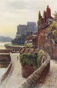 Mury w pobliżu Bridgegate (kolor lito) autorstwa Ernest William Haslehust