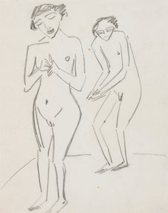 Mężczyzna i kobieta autorstwa Ernst Ludwig Kirchner