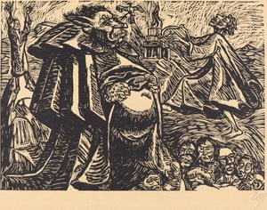Brzuch Boga, 1921. autorstwa Ernst Barlach