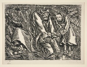 Złodzieje krzyży i grobów autorstwa Ernst Barlach