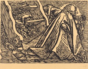 Boski żebrak, 1921. autorstwa Ernst Barlach