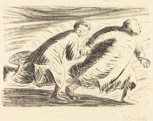 Uciekinierzy, 19161917. autorstwa Ernst Barlach