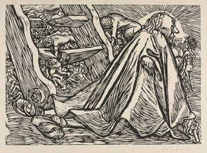 Przemiany Boga: Boski żebrak autorstwa Ernst Barlach