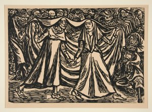 Totentanz II (Taniec Śmierci II) autorstwa Ernst Barlach