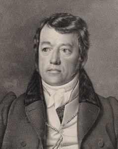 Portret organisty i kompozytora Friedricha Schneidera 1786-1853, ok. 1930 r. 1840. autorstwa Ernst Friedrich Oldermann