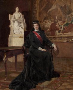 Wielka księżna Rosji Maria Pawłowna jako wdowa autorstwa Ernst Friedrich von Liphart
