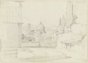 Florencja widziana z Giardino di Boboli