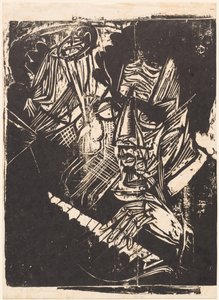 Kompozytor Klemperer, 1916. autorstwa Ernst Ludwig Kirchner