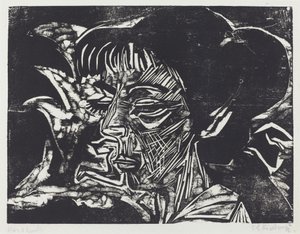 Fanny Wocke, 1916. autorstwa Ernst Ludwig Kirchner