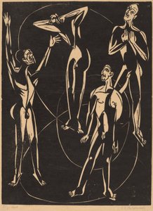 Uczucia, 1937. autorstwa Ernst Ludwig Kirchner